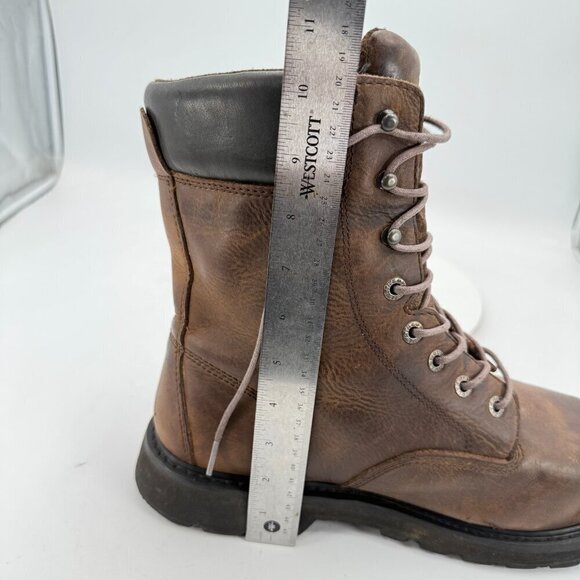 Wolverine McKay Men Sz 11.5 EW W05680 Dark Brown Leather Steel Toe Boot